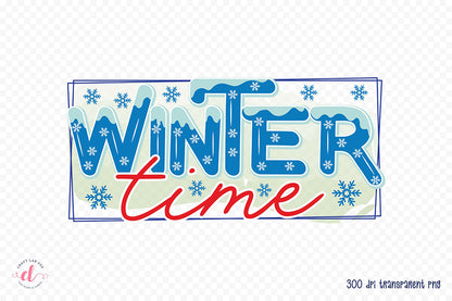 Winter Sublimation Design - Winter Time