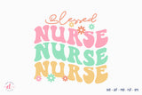 Blessed Nurse, Retro Nurse SVG, Nursing SVG