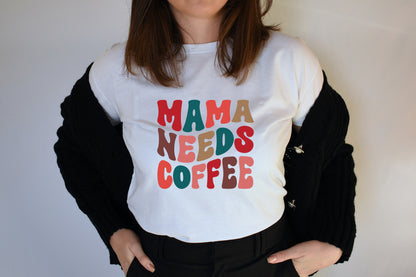 Mama Needs Coffee, Retro Mother's Day SVG