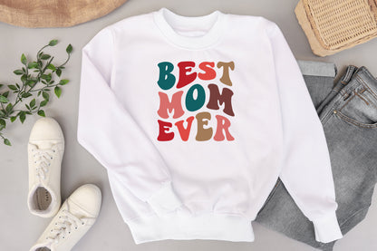 Retro Mother's Day SVG, Best Mom Ever