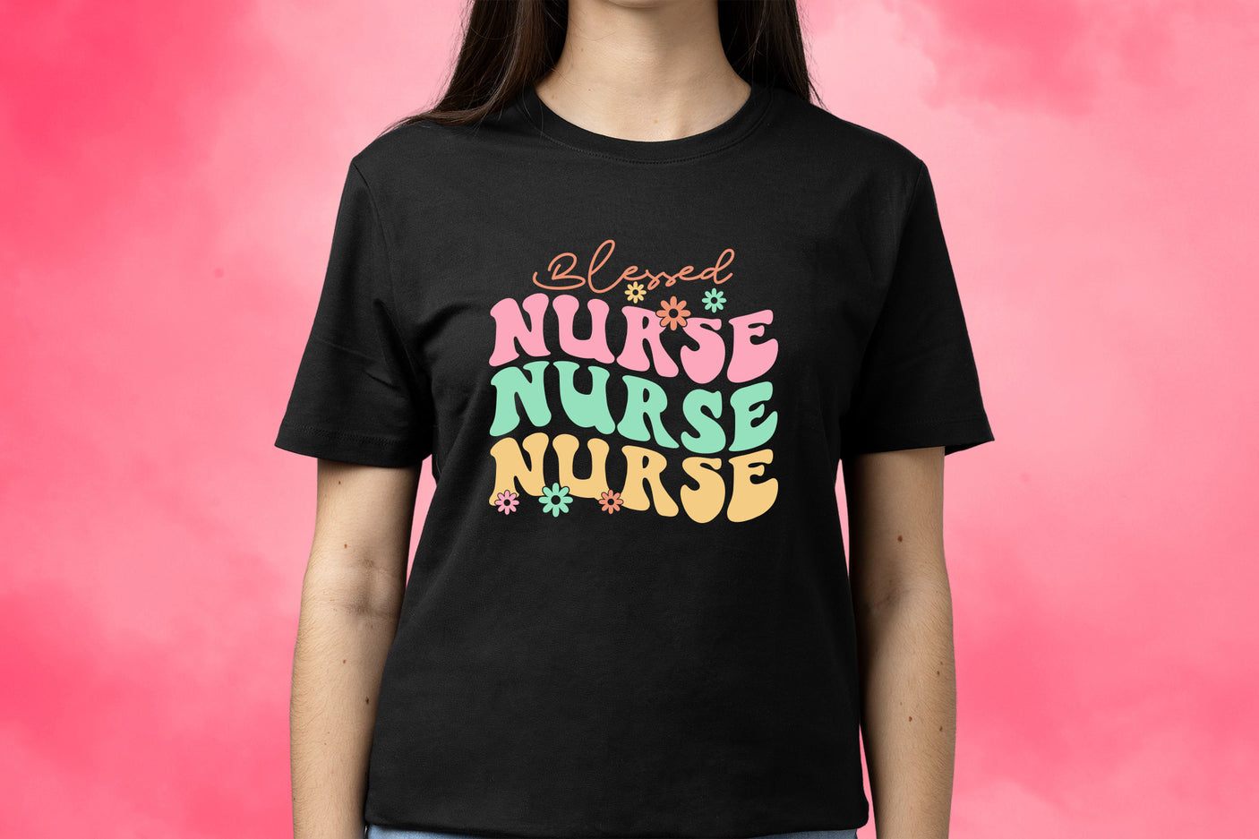 Blessed Nurse, Retro Nurse SVG, Nursing SVG