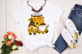 Sunflower Gnome PNG Sublimation Design