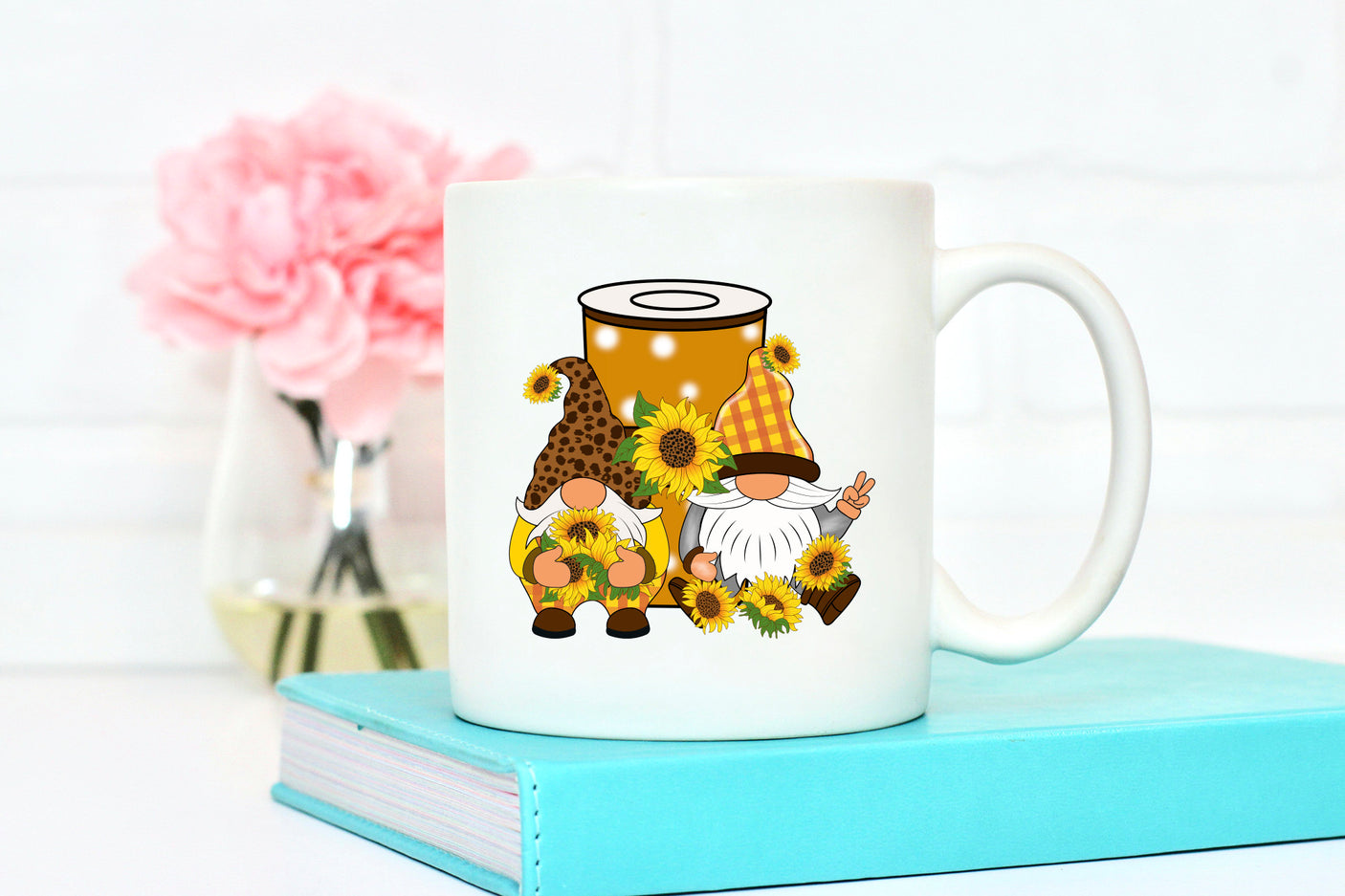 Sunflower Gnome PNG Sublimation Design