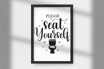 Funny Bathroom Quotes SVG Bundle